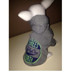 Dog sweater Fluoro, grijs/groen Dog sweater Fluoro, grijs/groen